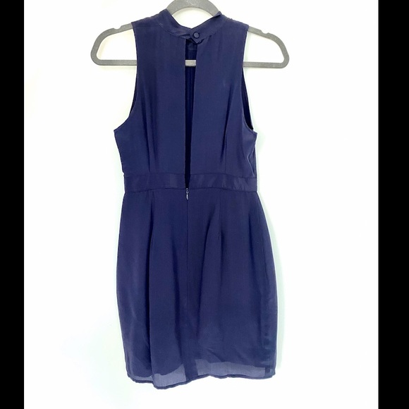Maurie&Eve halter mini-dress in eggplant - Picture 3 of 6